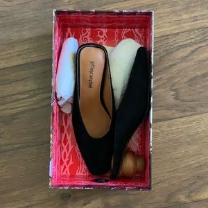 Jeffrey Campbell Cryptic Mule in Black